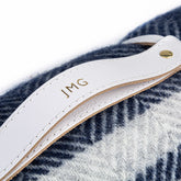 Personalised Embossing for Picnic Blanket Strap